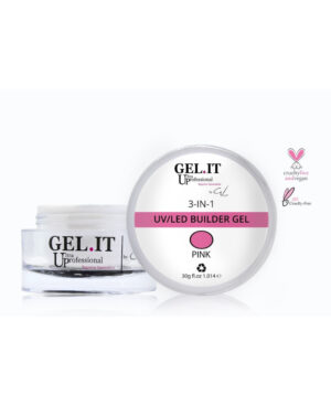 3 in 1 uv led builder gel pink2