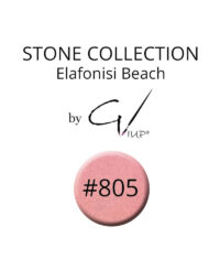 805 Stone Collection gelitrup by GIUP Peach Pink 3D Sugar effect glitter nail art