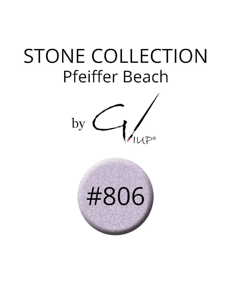 806 Stone Collection gelitrup by GIUP Purple 3D Sugar effect glitter nail art