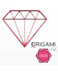 origami5 neon red pink