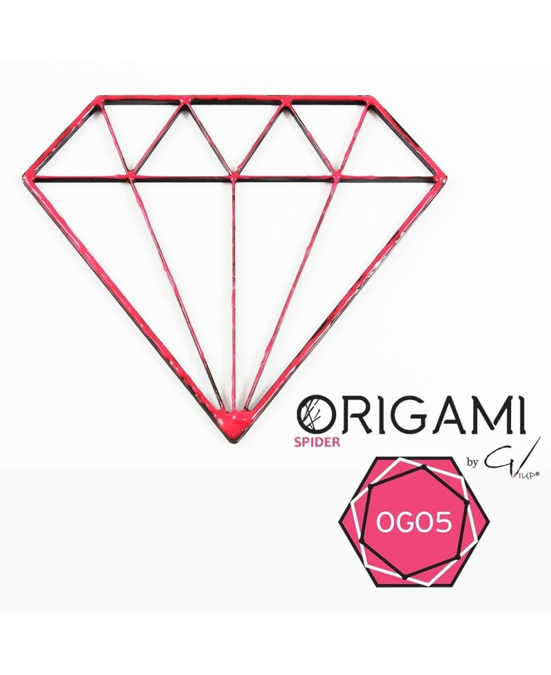 origami5 neon red pink