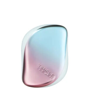 tangle teezer compact pink blue chrome
